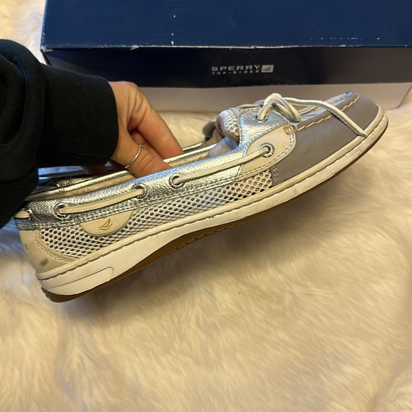 Sperry Angelfish Grey Open Mesh with box - Picture 4 of 6
